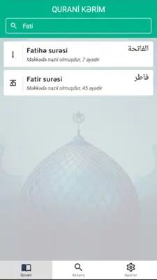 Quran Azerbaijan android App screenshot 5